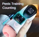 Masturbator simulator barbati, efect natural, vibrații, interior cu nervuri, nou, cutie, curier - imagine 2